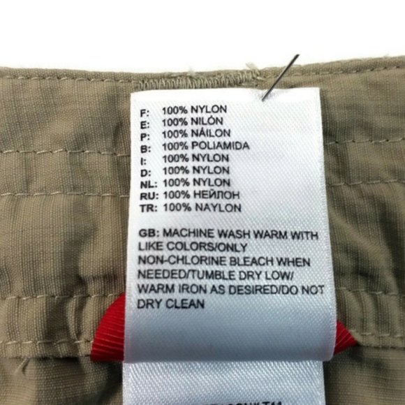 The North Face Convertible Capri Khaki Tan Outdoor Pants Womens Size 8 - Picture 11 of 11